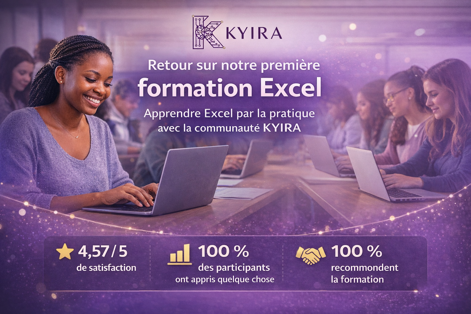 Retour sur notre première formation Excel avec KYIRA